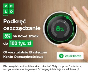 Velo bank - oszczędności na 8%